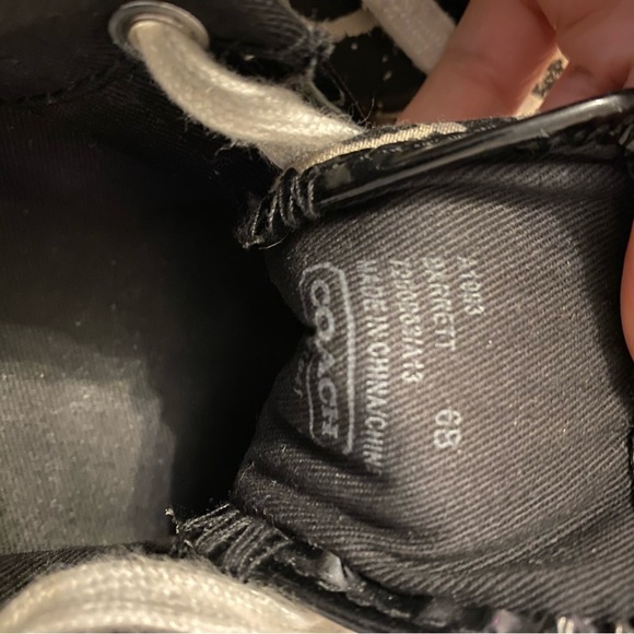 Coach Barrett Animal Print Cheetah Leopard Fashion Sneakers 6B - Picture 5 of 5